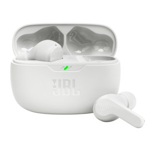 Słuchawki bezprzewodowe dokanałowe JBL Wave Beam Bluetooth 5.2 IP54 IPX2 - białe