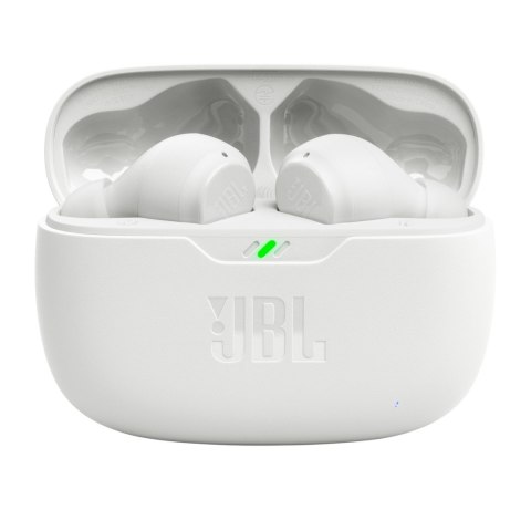 Słuchawki bezprzewodowe dokanałowe JBL Wave Beam Bluetooth 5.2 IP54 IPX2 - białe
