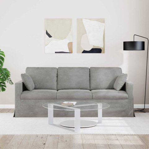 Sofa 180cm Jasnoszary Metal