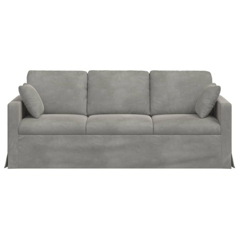 Sofa 180cm Jasnoszary Metal