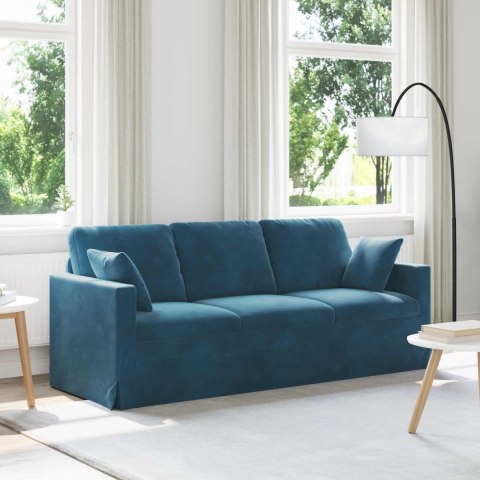 Sofa 180cm Niebieski Metal