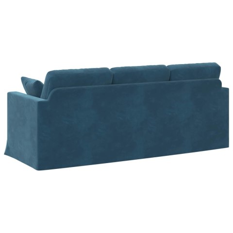 Sofa 180cm Niebieski Metal