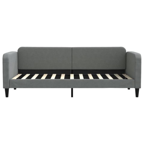 Sofa z materacem do spania, ciemnoszara, 80x200 cm, tkanina