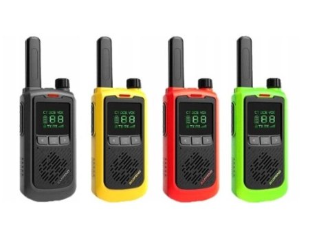 Krótkofalówka Baofeng BF-T17 żółta, 2 sztuki
