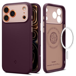 Etui case pokrowiec na iPhone 17 Pro Max MagSafe Nano Pop Mag - bordowe