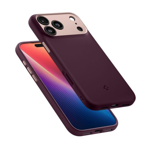 Etui case pokrowiec na iPhone 17 Pro Max MagSafe Nano Pop Mag - bordowe