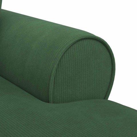 Chaise Lounge z Fartuszkiem Zielony dżungli 91 x 157 x 91 cm