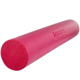 Wałek do masażu i rehabilitacji EPS 90 cm różowy