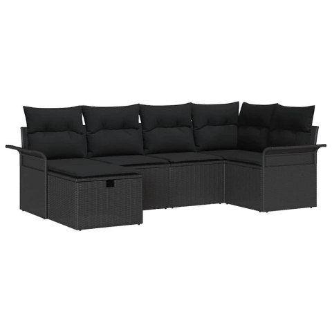 Zestaw Sof na Ogród z poduszką 6 pcs Polirattan