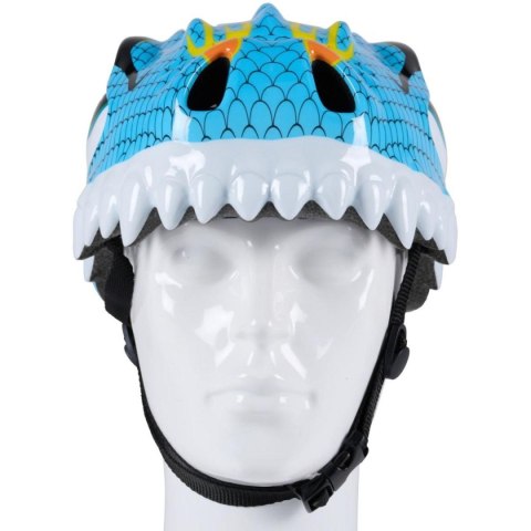 KASK ROWEROWY DZIECIĘCY REGULOWANY DUNLOP R. (48-52CM) KROKODYL