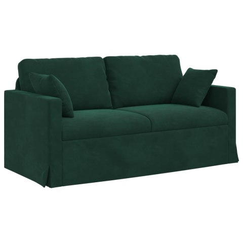 Sofa 2 pcs Ciemna zieleń