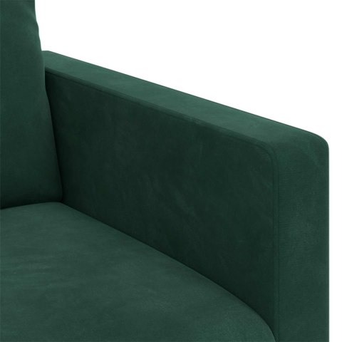 Sofa 2 pcs Ciemna zieleń