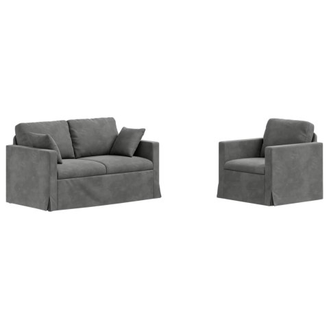 Sofa 2 pcs Ciemnoszary