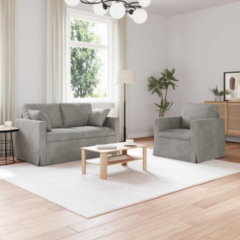 Sofa 2 pcs Jasnoszary