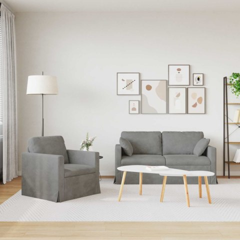 Sofa 2 pcs Jasnoszary