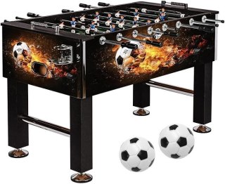Stół do piłkarzyków Fireball turniejowy 140x73x87 cm MDF