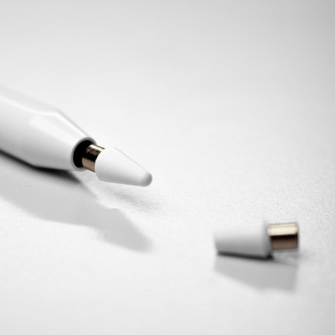 Rysik aktywny Stylus uniwersalny do Android i iOS USB-C - biały