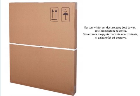 Stół bankietowy składany w walizkę RATTAN 180x74x74,5 brązowy