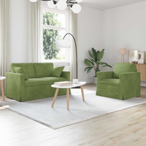 Sofa 2 pcs Jasnozielony