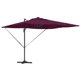 Parasol plażowy Bordeaux Czerwony 286 x 284 x 270 cm