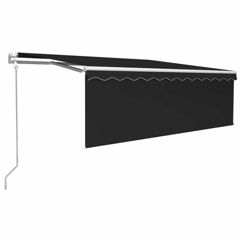Automatyczna markiza z zasłoną, LED i czujnikiem, 4,5x3 m
