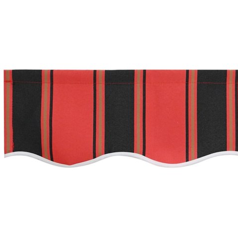 Markiza zwijana Pomarańczowy i brązowy 350 x 250 cm