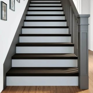 Stopnie schodowe 12 szt. brązowe 90x30x2 cm lite drewno dębowe