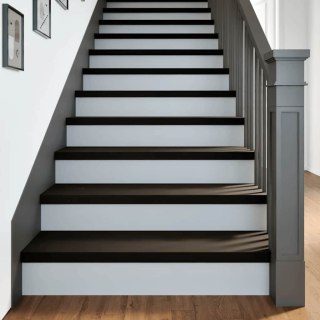 Stopnie schodowe 16 szt. brązowe 90x30x2 cm lite drewno dębowe
