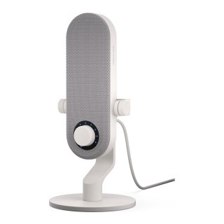 Mikrofon przewodowy KRUX Pin White USB-C biały