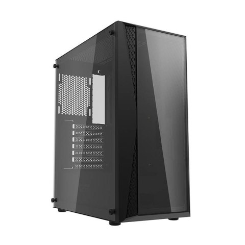 Obudowa komputerowa Darkflash DK352 Plus (czarna) + 4 wentylatory RGB