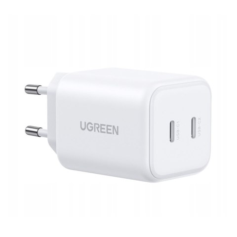 Ładowarka sieciowa USB-C GaN 45W - biała