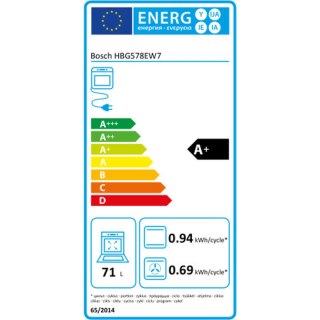 Piekarnik BOSCH HBG578EW7 3600 W 71 L (Odnowione A)