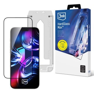 Szkło hartowane z ramką montażową do Apple iPhone 16 Pro/17 - 3mk HardGlass Max