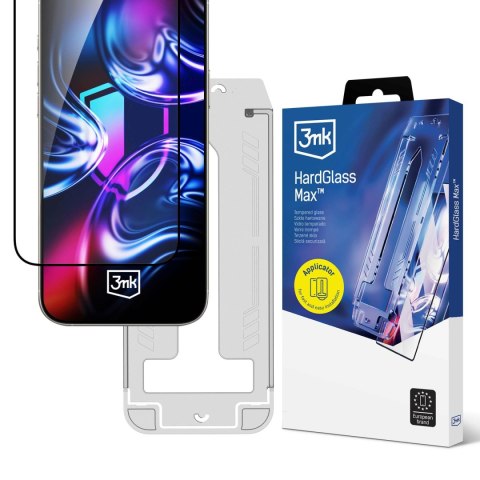 Szkło hartowane z ramką montażową do Apple iPhone 17 Pro - 3mk HardGlass Max