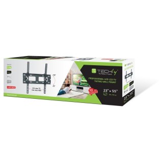 TECHLY UCHWYT ŚCIENNY TV LED/LCD 23-55" 50KG SLIM