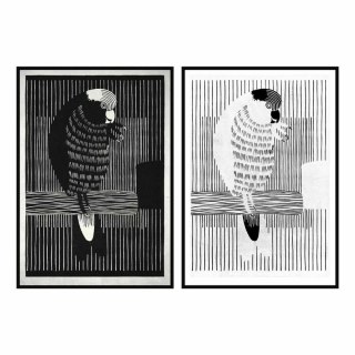 Obraz DKD Home Decor (2 Sztuk) (Odnowione B)