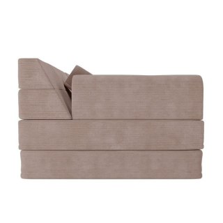 Designerska modułowa kanapa dziecięca 150 cm, pudrowa