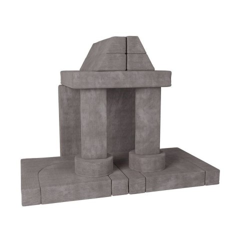 Designerska modułowa kanapa dziecięca 150 cm, szara