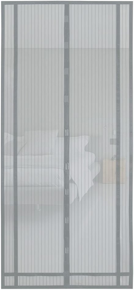 Moskitiera do przycięcia SZARA MAGNETYCZNA drzwiowa 100x220 cm