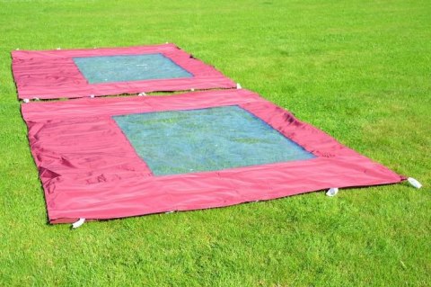 Pawilon ogrodowy rozkładany 3 x 3 m - winny, 4 ściany