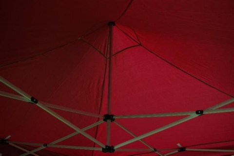 Pawilon ogrodowy rozkładany 3 x 3 m - winny, 4 ściany