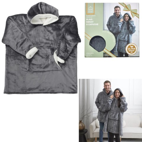 Bluza ocieplana szeroka/ snuddie