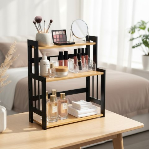 Regał kuchenny na przyprawy CEZAR NATURALNY BLACK