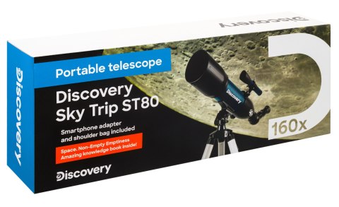 (GR) Teleskop Levenhuk Discovery Sky Trip ST80 z książką