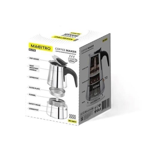 Kawiarka na 6 filiżanek MR-1660-9 -BLACK MAESTRO