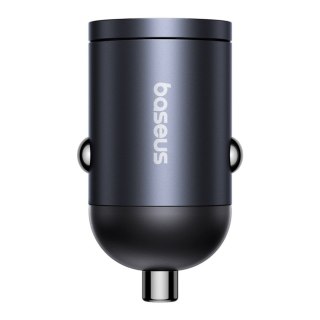 Ładowarka samochodowa 2xUSB-C 30W - czarna