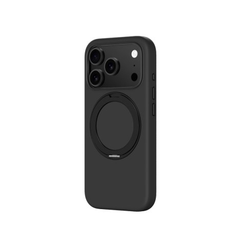 Etui pokrowiec na iPhone 17 Pro Max z podstawką Cloudie - czarne