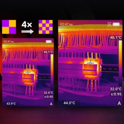 GUIDE SENSMART KAMERA TERMOWIZYJNA, 384X288PX, TECHNOLOGIA SUPERIR, WYŚWIETLACZ 3,5", 12H PRACY, WYTRZYMAŁA I NIEZAWODNA E4