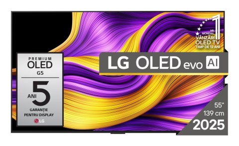 Telewizor LG OLED55G51LW OLED EVO 55'' 4K Ultra HD 165 Hz WebOS Dolby Atmos Czarny