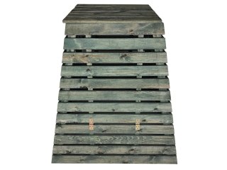 Kompostownik drewniany piramida 1040 l - ekologiczny ogród